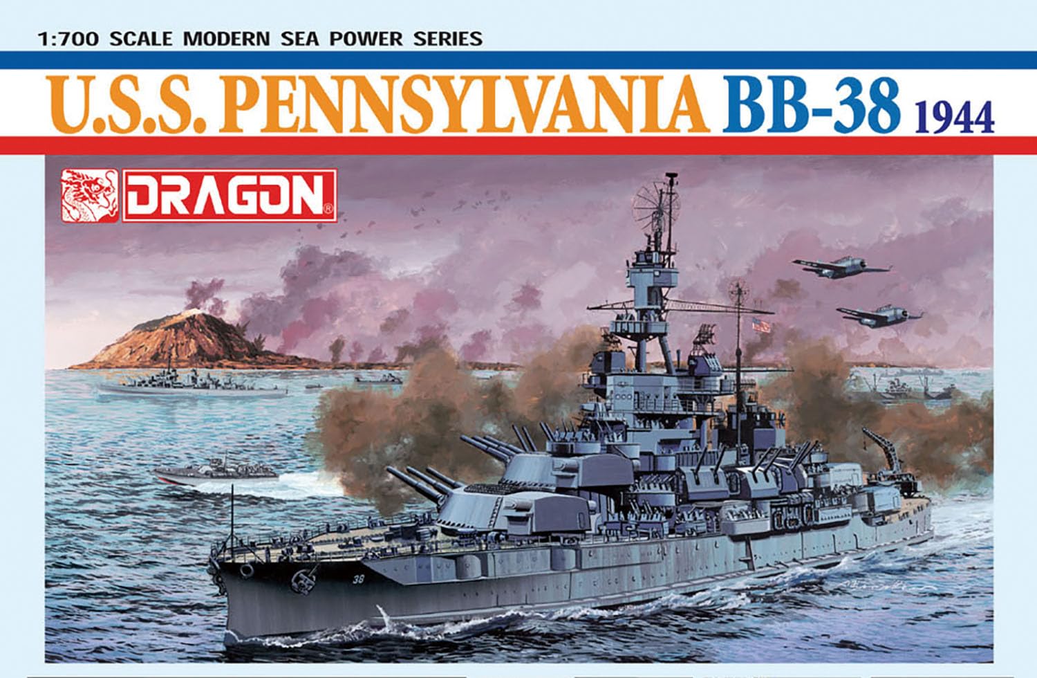 Amazon | プラッツ ドラゴン 1/700 WW2 アメリカ 戦艦 ペンシルバニア